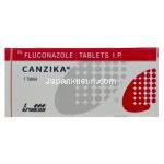 カンジカ、ジフルカンジェネリック、フルコナゾール　150ｍｇ　箱